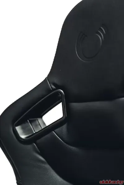 Cipher Auto Black Suede|Leather Carbon Fiber PU AR-9 Revo Racing Seats - Pair - CPA2009RS-PSDBK
