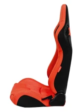 Cipher Auto Red Suede|Fabric Carbon Fiber PU AR-9 Revo Racing Seats - Pair                                     - CPA2009RS-PSDRD - Image 4