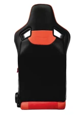 Cipher Auto Red Suede|Fabric Carbon Fiber PU AR-9 Revo Racing Seats - Pair                                     - CPA2009RS-PSDRD - Image 5