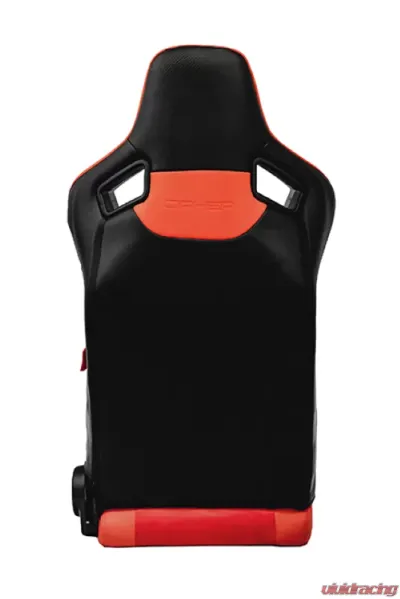 Cipher Auto Red Suede|Fabric Carbon Fiber PU AR-9 Revo Racing Seats - Pair - CPA2009RS-PSDRD