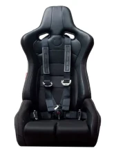 Cipher Auto Racing Black 4 Point Camlock Racing Harness Set                                     - CPA4001BKV2 - Image 4