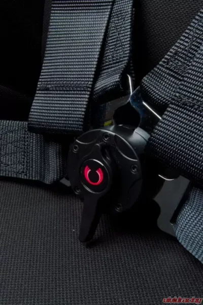 Cipher Auto Racing Black 4 Point Camlock Racing Harness Set - CPA4001BKV2
