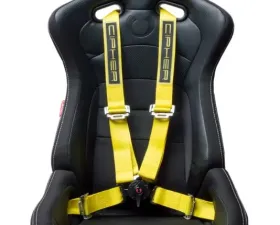 Cipher Auto Racing Yellow 4 Point Camlock Racing Harness Set