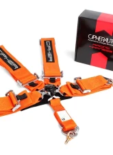 Cipher Auto Orange 5 Point Camlock Racing Harness - Single                                     - CPA4005OR - Image 4