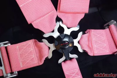 Cipher Auto Pink 5 Point Camlock Racing Harness - Single - CPA4005PK