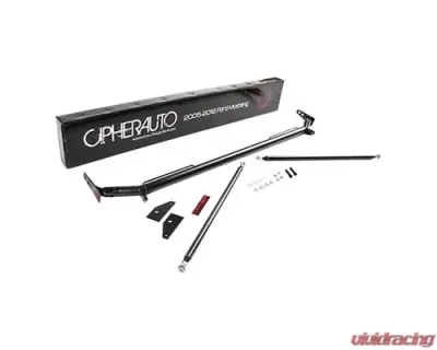 Cipher Auto Racing Harness Bar Black Powder Coated Ford Mustang 05-12 - CPA5001HB-BK