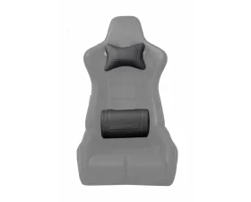 Cipher Auto Neck And Lumbar Support Pillow Set w/ Gray Stitching
