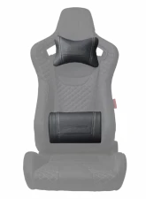 Cipher Auto Neck And Lumbar Support Pillow Set w/ Gray Stitching                                     - CPA6009PW-GY - Image 3