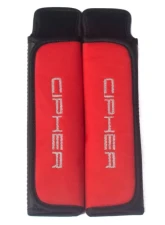Cipher Auto Red 2" Inches Harness Pads - Set                                     - CPA8000RHP-RD - Image 3