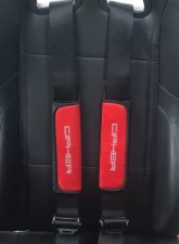 Cipher Auto Red 2" Inches Harness Pads - Set                                     - CPA8000RHP-RD - Image 3