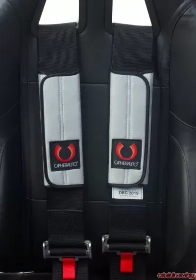 Cipher Auto Grey 3" Inches Harness Pads - Set - CPA8001RHP-GY