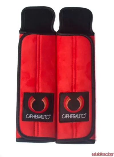 Cipher Auto Red 3" Inches Harness Pads - Set - CPA8001RHP-RD