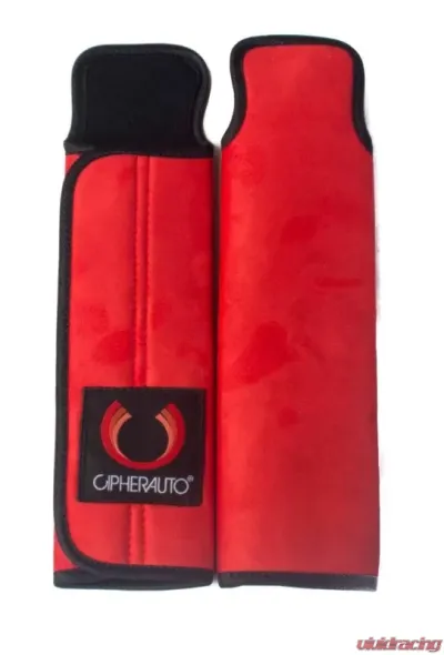 Cipher Auto Red 3" Inches Harness Pads - Set - CPA8001RHP-RD
