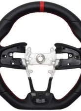 Cipher Auto Enhanced Leather Steering Wheel Honda Civic 2016-2020                                     - ESR-CVX-B712BR - Image 3