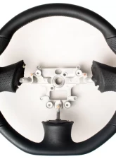 Cipher Auto Leatherette w/ Grey Stitching Enhanced Steering Wheel Mazda Miata NB                                     - ESR-MZNBA112BG - Image 4