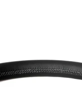 Cipher Auto Leatherette w/ Grey Stitching Enhanced Steering Wheel Mazda Miata NB                                     - ESR-MZNBA112BG - Image 4