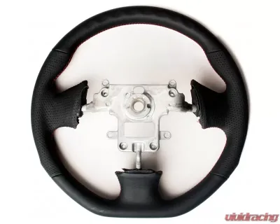 Cipher Auto Leatherette w/ Magenta|Red Wine Stitching Enhanced Steering Wheel Mazda Miata NB - ESR-MZNBA112BM