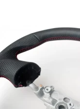 Cipher Auto Leatherette w/ Magenta|Red Wine Stitching Enhanced Steering Wheel Mazda Miata NB                                     - ESR-MZNBA112BM - Image 3