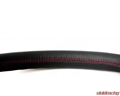 Cipher Auto Leatherette w/ Magenta|Red Wine Stitching Enhanced Steering Wheel Mazda Miata NB - ESR-MZNBA112BM