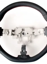 Cipher Auto Leatherette w/ Magenta|Red Wine Stitching Enhanced Steering Wheel Mazda Miata NC                                     - ESR-MZNCA112BM - Image 4