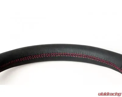 Cipher Auto Leatherette w/ Magenta|Red Wine Stitching Enhanced Steering Wheel Mazda Miata NC - ESR-MZNCA112BM