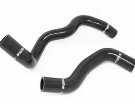 Torque Solution Silicone Radiator Hose Kit Black Ford Focus RS 16-19