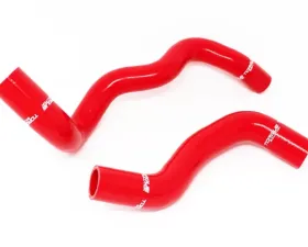 Torque Solution Silicone Radiator Hose Kit Red Ford Focus RS 16-19
