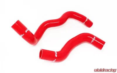 Torque Solution Silicone Radiator Hose Kit Red Ford Focus RS 16-19 - TS-CH-513RD