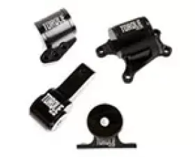 Torque Solution Billet Aluminum 4 Piece Engine Mount Kit Mitsubishi Evolution VII-IX 2001-2006