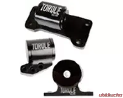 Torque Solution Billet aluminum 3 piece Engine Mount kit Mitsubishi Evolution VII-IX 2001-2006 - TS-EV-125