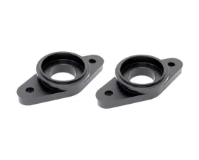 Torque Solution Billet Stock to Tial Blowoff Valve Adapter - Black Nissan GTR R35 2007-2021