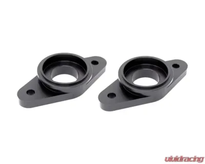 Torque Solution Billet Stock to Tial Blowoff Valve Adapter - Black Nissan GTR R35 2007-2021 - TS-GTR-TIAL-BK