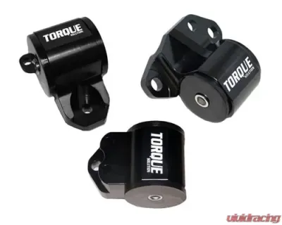 Torque Solution 3pc Billet Engine Mount Kit (3 Bolt) B or D Series Honda Civic 92-95 | Integra 94-01 | Del Sol 93-97 - TS-HA-134