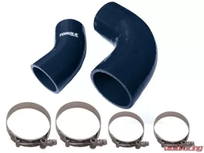 Torque Solution IC Boost Tubes Black Mazda Speed 3 07-13 - TS-MS-011BK