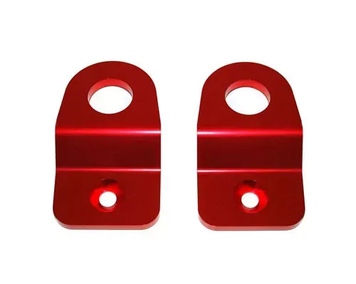 Torque Solution Subaru Radiator Stay Bracket (RED) Subaru Impreza 08-11 | WRX STi 08-13 | Legacy 05-09 - TS-SU-205R