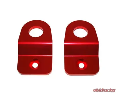 Torque Solution Subaru Radiator Stay Bracket (RED) Subaru Impreza 08-11 | WRX STi 08-13 | Legacy 05-09 - TS-SU-205R