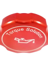 Torque Solution Red Billet Aluminum Oil Cap Subaru Impreza 93-17                                     - TS-SU-313RD - Image 3