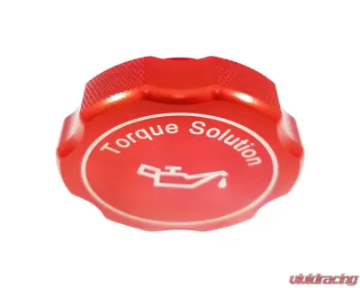Torque Solution Red Billet Aluminum Oil Cap Subaru Impreza 93-17 - TS-SU-313RD