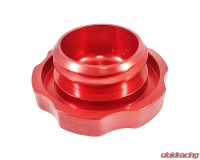 Torque Solution Red Billet Aluminum Oil Cap Subaru Impreza 93-17 - TS-SU-313RD