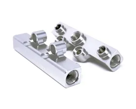 Torque Solution V2 Billet Aluminum Top Feed Fuel Rails Silver Subaru WRX | STI | Legacy GT | Forester XT 2020-2021