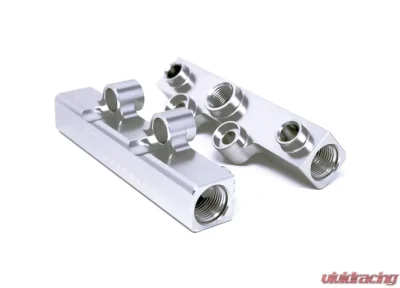 Torque Solution V2 Billet Aluminum Top Feed Fuel Rails Silver Subaru WRX | STI | Legacy GT | Forester XT 2020-2021 - TS-SU-400S.2