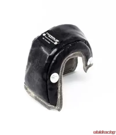 Torque Solution Thermal Turbo Blanket Black Subaru WRX Stock Frame 2015-2021 - TS-TB-FFABK