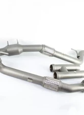 Renntech Downpipes w/200 Cell Sport Cats Mercedes Benz S 63 AMG Coupe 5.5L BiTurbo V8 C217 15-16                                     - 49.157.0373 - Image 4