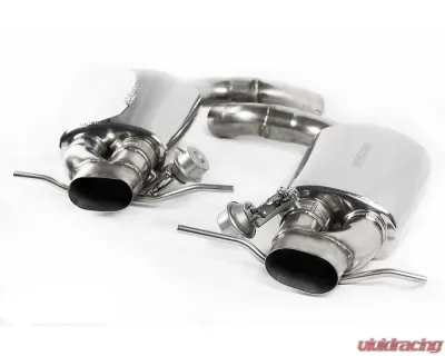 RENNtech Stainless Steel Sport Mufflers w/Valves Mercedes Benz S550 W222 4.7L BiTurbo V8 14-17 - 49.222.22550