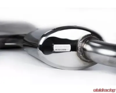 RENNtech Stainless Steel Sport Mufflers w/Valves Mercedes Benz S550 W222 4.7L BiTurbo V8 14-17 - 49.222.22550