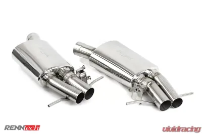 RennTech Stainless Steel Sport Muffler Mercedes-Benz S63 AMG 5.5L V8 BiTurbo W222 12-17 - 49.222.2263