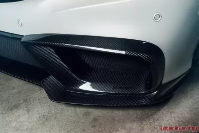 RennTech Carbon Fiber Front Splitter Mercedes Benz E-Class W212 2014+ - 88.212.10.10.FL