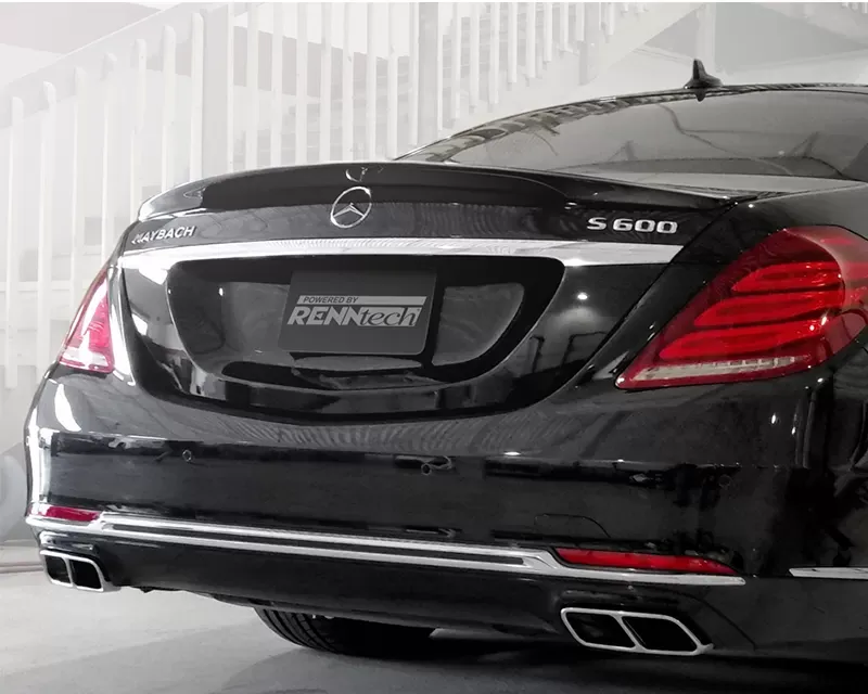 RennTech Carbon Fiber Rear Decklid Spoiler Mercedes-Benz S63 AMG 5.5L V8 BiTurbo W222 12-17 - 88.222.20.70