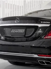 RennTech Carbon Fiber Rear Decklid Spoiler Mercedes-Benz S63 AMG 5.5L V8 BiTurbo W222 12-17                                     - 88.222.20.70 - Image 7