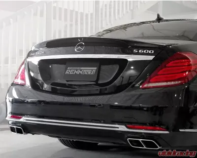 RennTech Carbon Fiber Rear Decklid Spoiler Mercedes-Benz S63 AMG 5.5L V8 BiTurbo W222 12-17 - 88.222.20.70